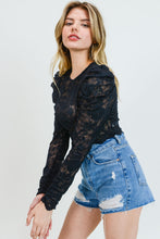 Load image into Gallery viewer, Lala Floral Mesh Top
