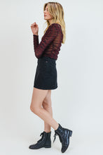 Load image into Gallery viewer, Bridgette Plaid Mesh Top

