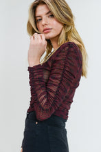 Load image into Gallery viewer, Bridgette Plaid Mesh Top
