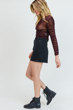 Load image into Gallery viewer, Bridgette Plaid Mesh Top
