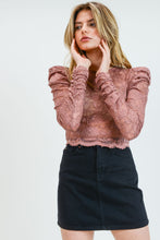 Load image into Gallery viewer, Lala Floral Mesh Top
