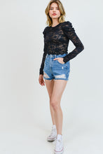 Load image into Gallery viewer, Lala Floral Mesh Top
