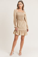Load image into Gallery viewer, Heather Smocked Midi Dress
