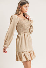 Load image into Gallery viewer, Heather Smocked Midi Dress
