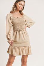 Load image into Gallery viewer, Heather Smocked Midi Dress
