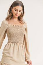 Load image into Gallery viewer, Heather Smocked Midi Dress
