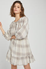 Load image into Gallery viewer, Printed Linen Mini Dress
