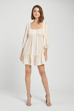 Load image into Gallery viewer, Back Tie Printed Mini Dress
