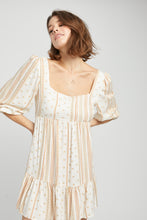 Load image into Gallery viewer, Back Tie Printed Mini Dress
