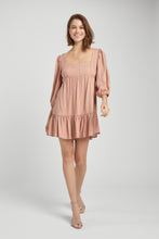 Load image into Gallery viewer, Back Tie Printed Mini Dress
