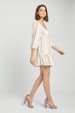 Load image into Gallery viewer, Back Tie Printed Mini Dress
