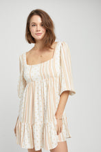 Load image into Gallery viewer, Back Tie Printed Mini Dress

