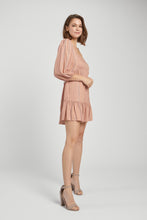 Load image into Gallery viewer, Back Tie Printed Mini Dress
