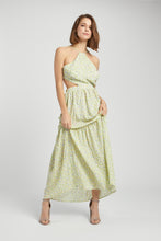 Load image into Gallery viewer, Mint Floral Tiered Maxi Dress
