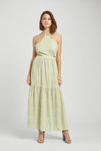 Load image into Gallery viewer, Mint Floral Tiered Maxi Dress

