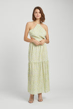 Load image into Gallery viewer, Mint Floral Tiered Maxi Dress

