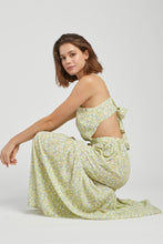 Load image into Gallery viewer, Mint Floral Tiered Maxi Dress
