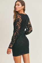 Load image into Gallery viewer, HOOK AND EYE LACE DRESS
