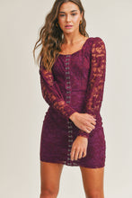 Load image into Gallery viewer, HOOK AND EYE LACE DRESS
