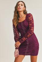 Load image into Gallery viewer, HOOK AND EYE LACE DRESS
