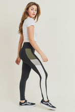 Load image into Gallery viewer, COLOR BLOCK YOGA PANTS
