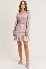 Load image into Gallery viewer, HEATHER SMOCKED MIDI DRESS
